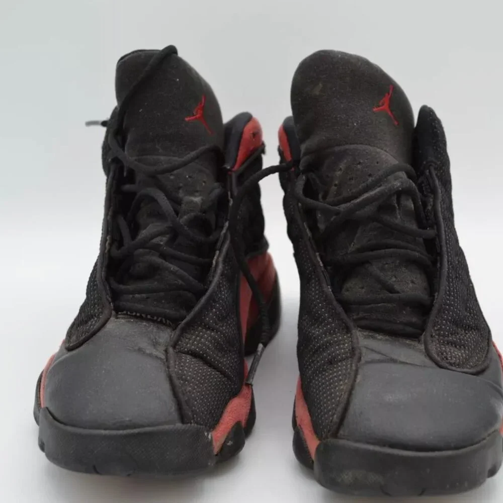 Air Jordan 13 Retro Bred Black True Red 2018 414574-004‎ Mens 7Y Sneakers